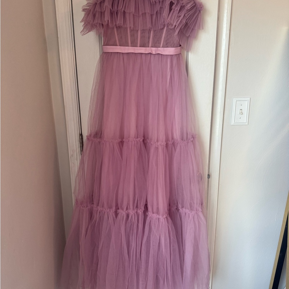 BCBGMaxAzria Lavender Maxi Dress